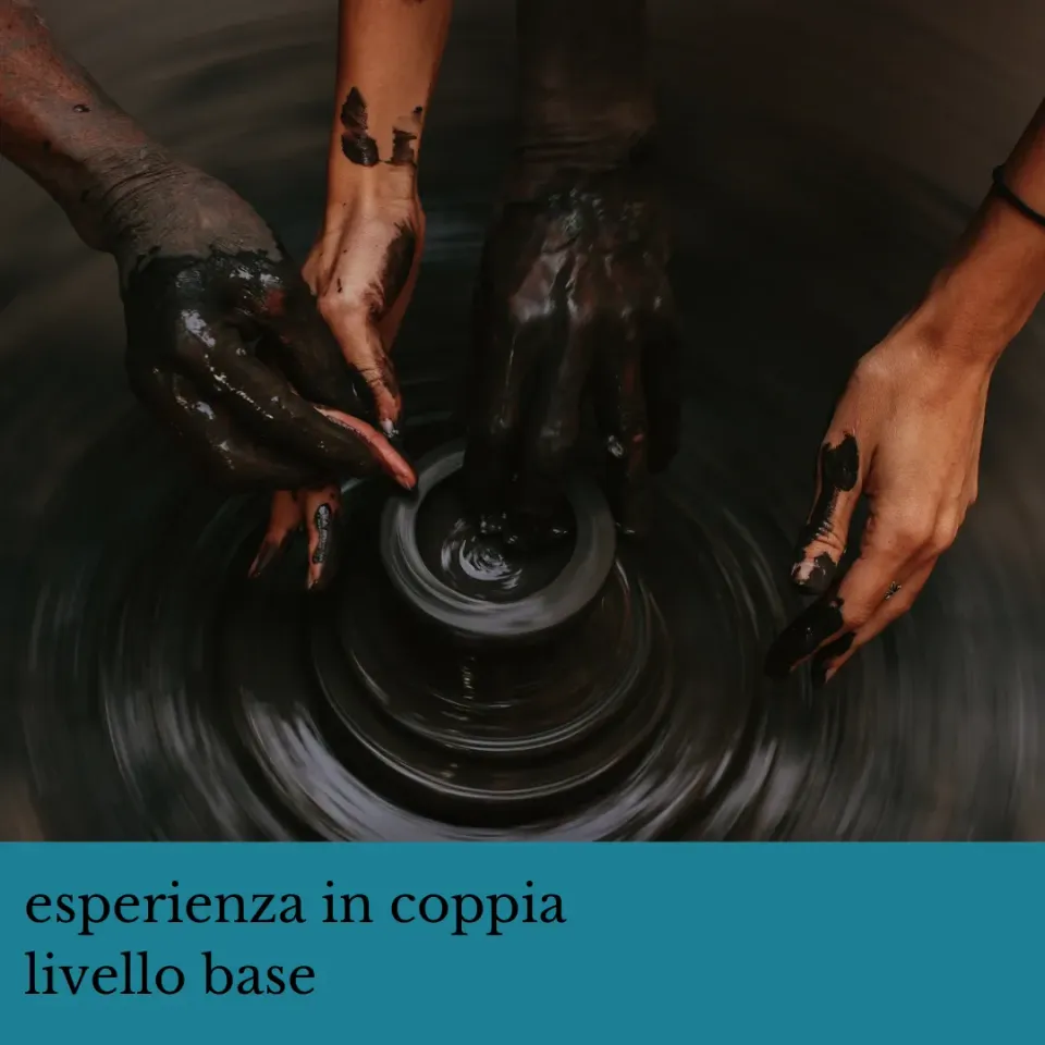 Studio Delta Pottery Two Hearts Throwing corso tornio coppia Torino