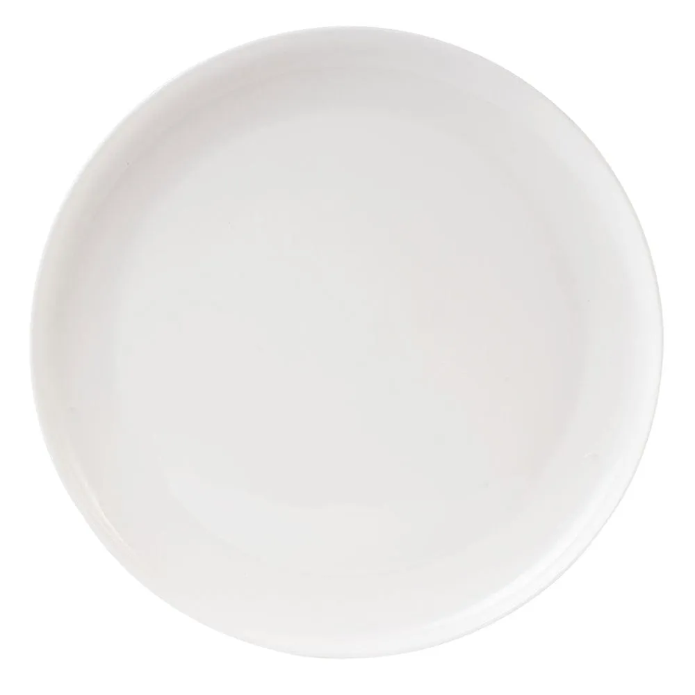 Fitz and Floyd Nevaeh White Coupe servizio piatti 16 pezzi bone china