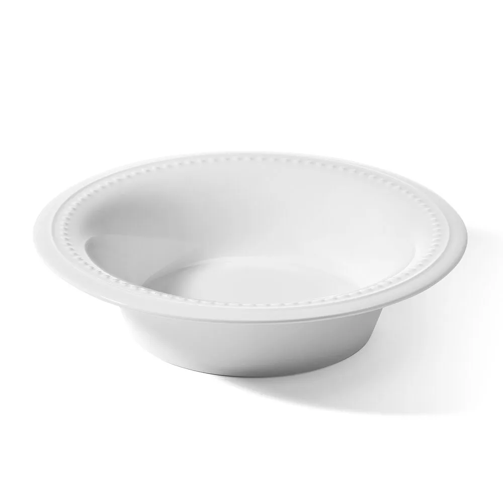 Fitz and Floyd Nevaeh White ciotola servizio perlinata bone china