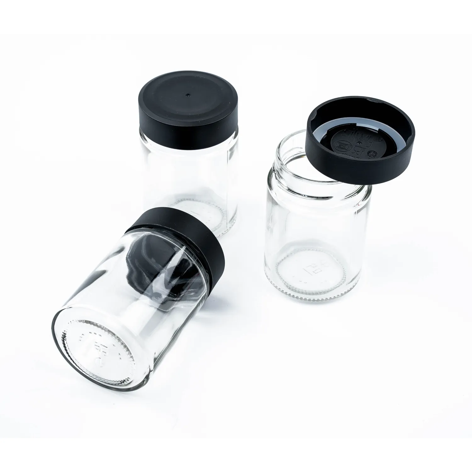 Silwy Black & Classy barattoli magnetici 192 ml neri