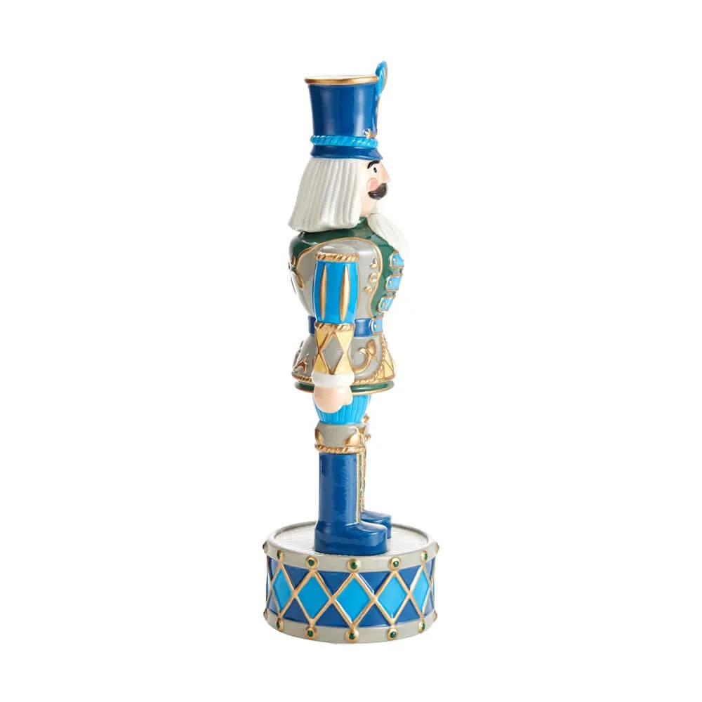 Fitz and Floyd Winter Whimsy Guard Schiaccianoci blu 40 cm