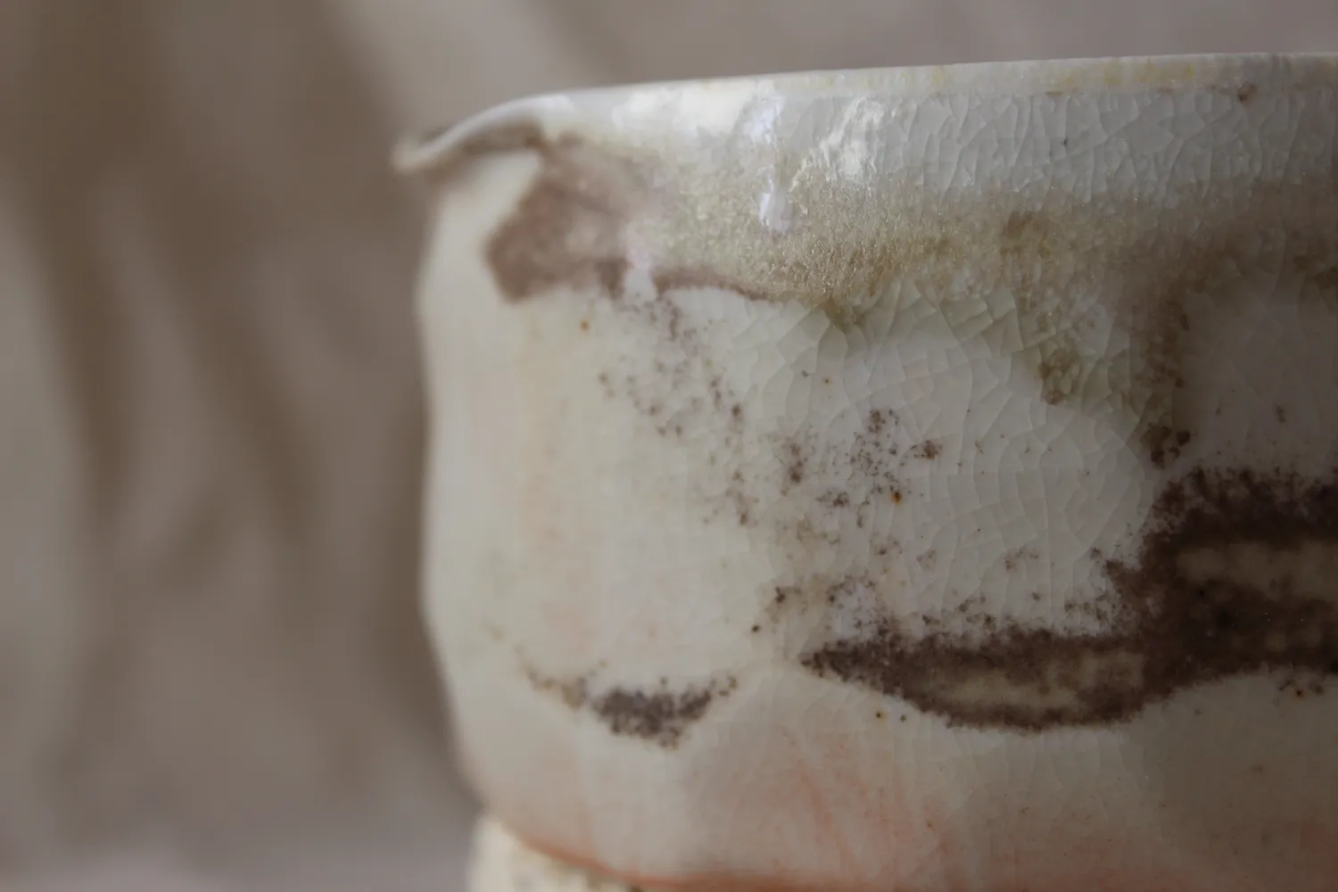 Studio Delta Pottery Set Matcha woodfired tazze 3 pezzi Shino