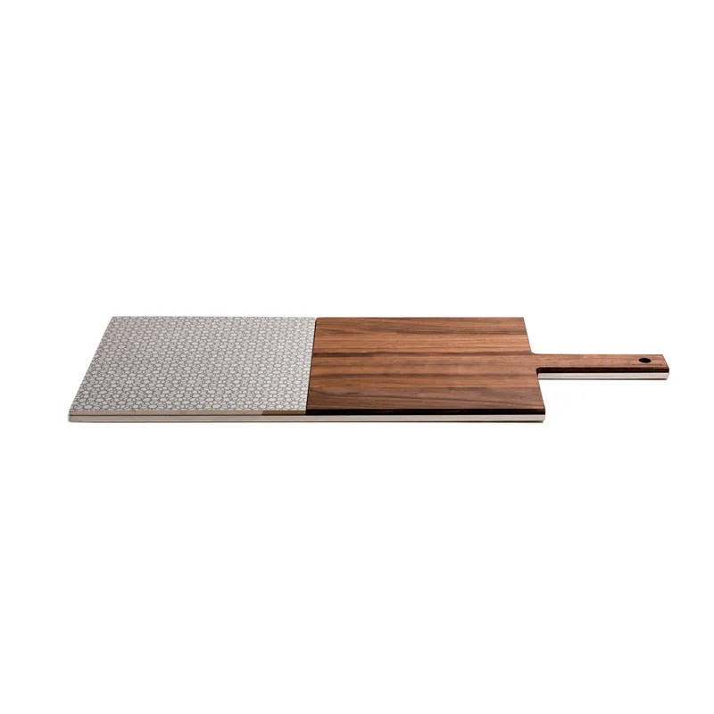 KnIndustrie In-Taglio 1 tagliere noce azzurro gres