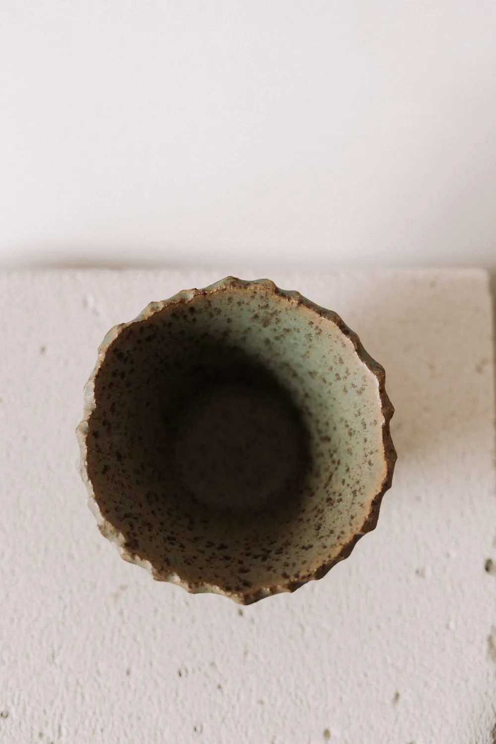 Poemi M'amuse ciotola conica ceramica 13,5 cm verde