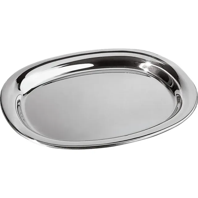 Alessi piatto da portata in acciaio medio