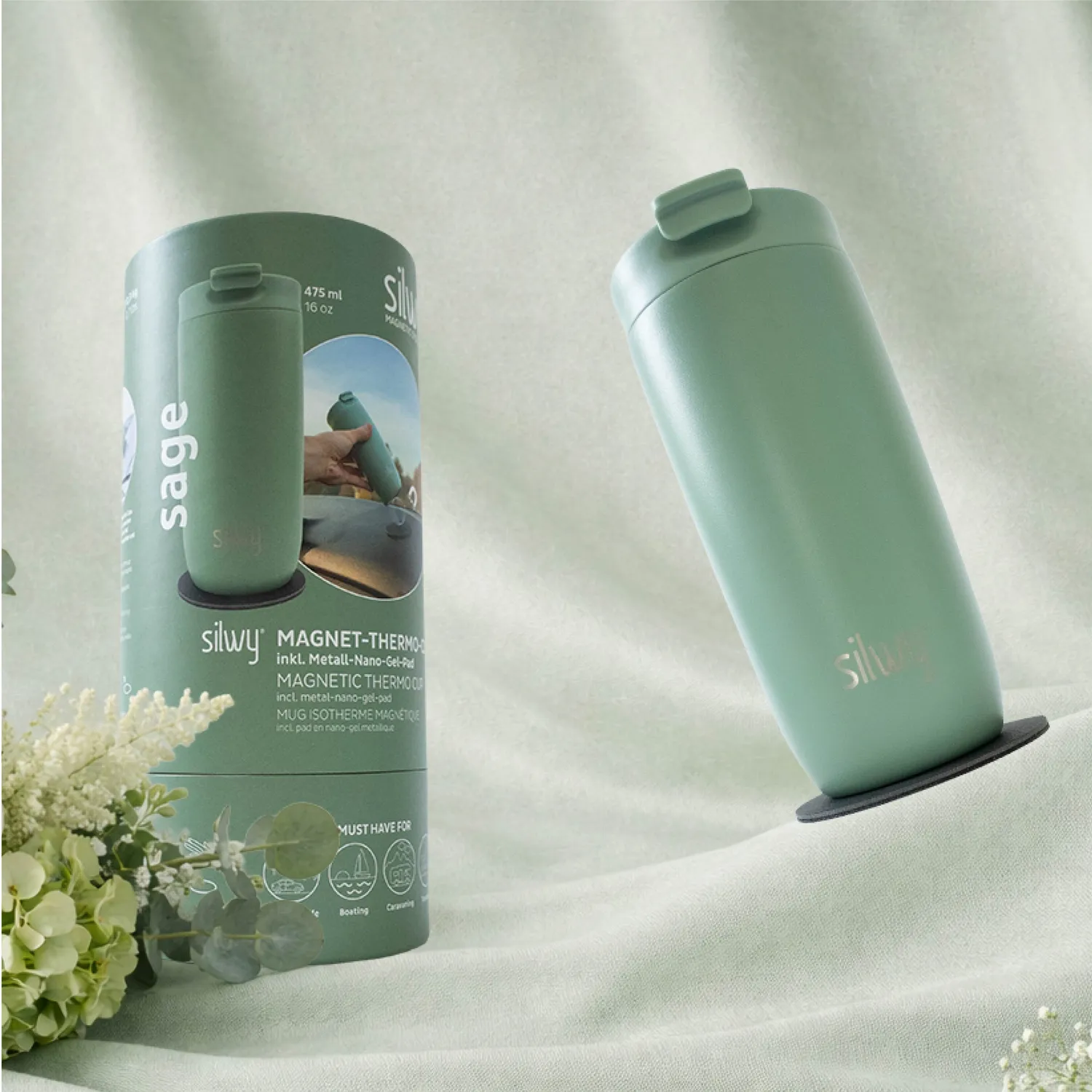 Silwy Sage Magneto-Thermo-Cup tazza termica magnetica