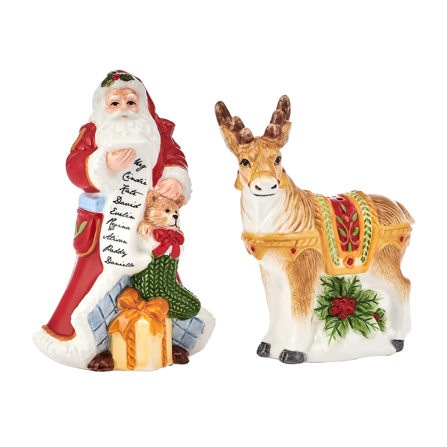 Fitz and Floyd Santa's Gift set sale e pepe Babbo Natale