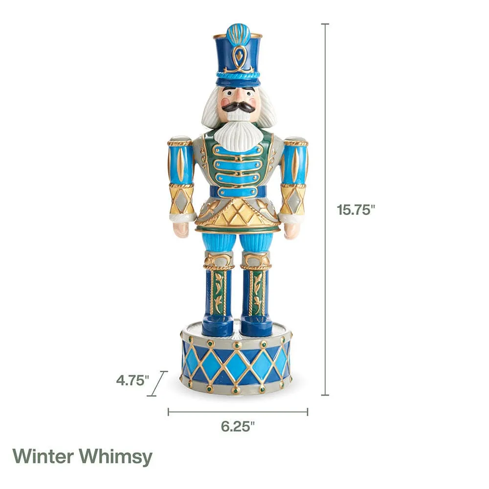 Fitz and Floyd Winter Whimsy Guard Schiaccianoci blu 40 cm