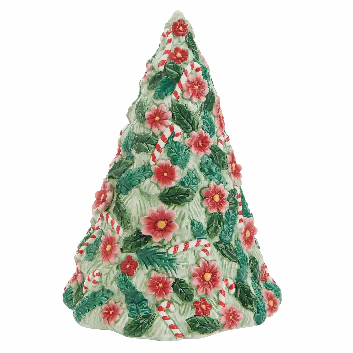 Fitz and Floyd Candy Cane carillon albero Natale 22 cm verde