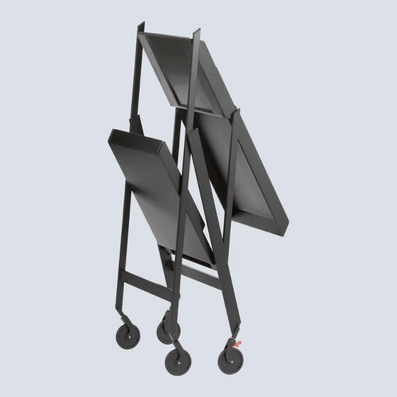 Alessi Plico carrello pieghevole acciaio