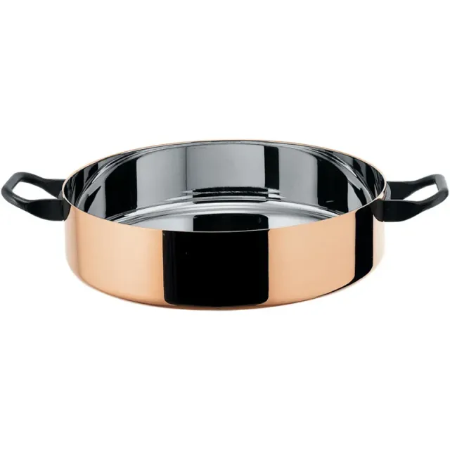 Alessi La Cintura di Orione casseruola bassa rame 28 cm