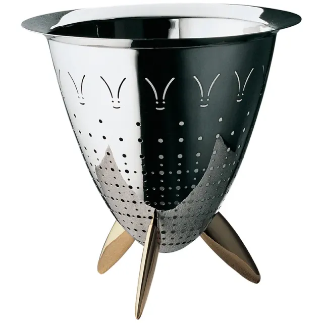 Alessi Max Le Chinois scolaverdura acciaio
