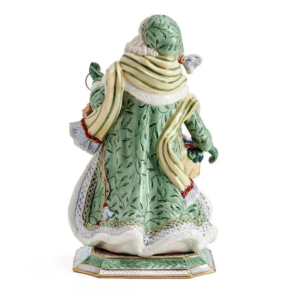 Fitz and Floyd Gregorian Studio statuina Babbo Natale 33 cm