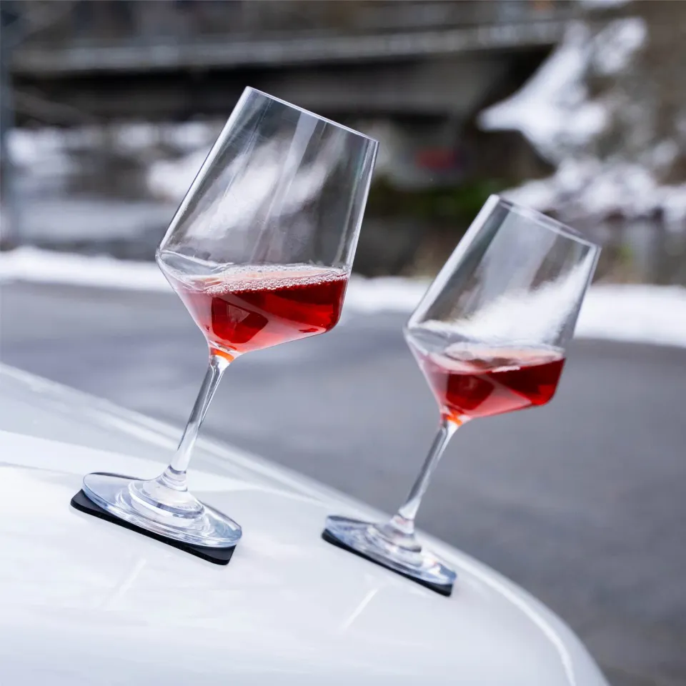 Silwy Wine Classic bicchieri magnetici plastica 2 pezzi
