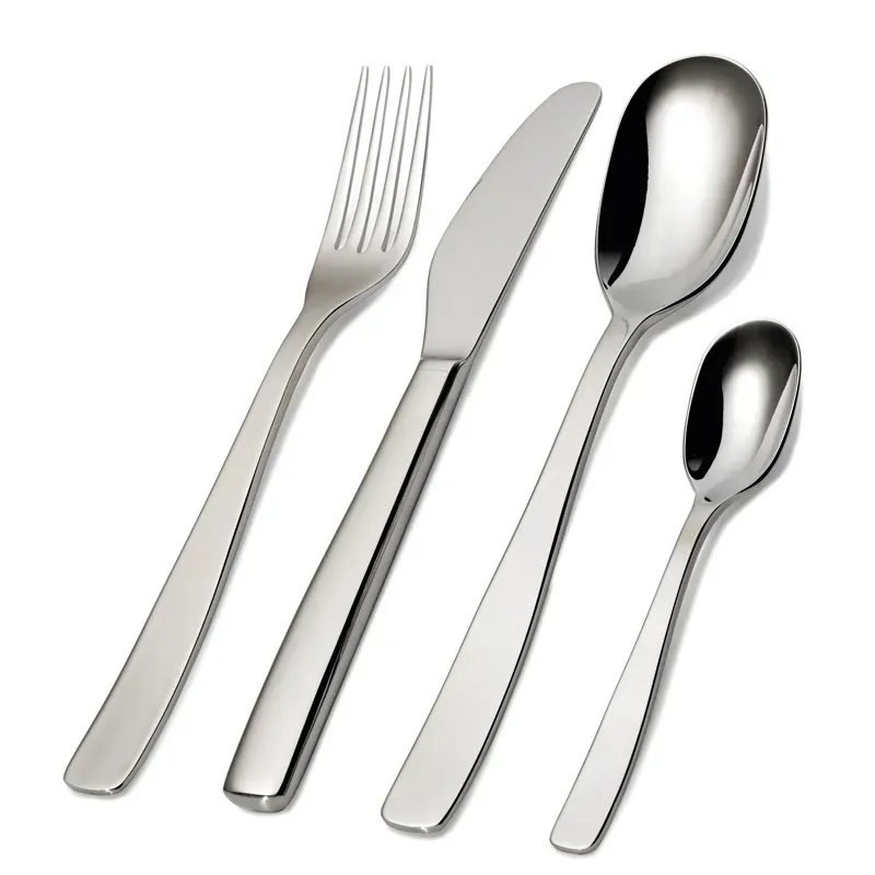 Alessi KnifeForkSpoon servizio posate 24 pezzi acciaio