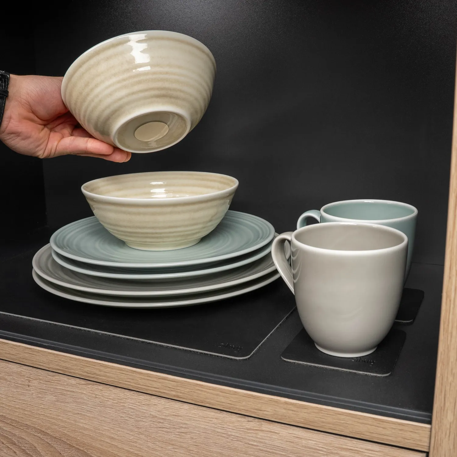Silwy Mix & Match Set Porcellana 8 Pezzi Magnetico