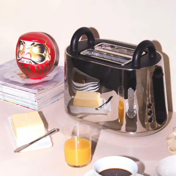 Alessi Toru tostapane acciaio 2 fette Nendo