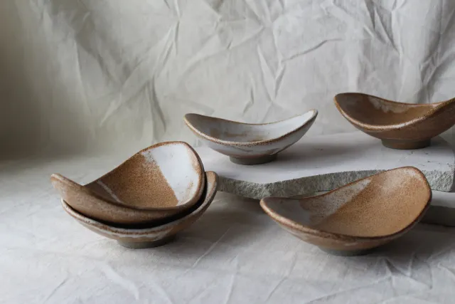 Studio Delta Pottery Peanuts ciotola gres antracite 15 cm