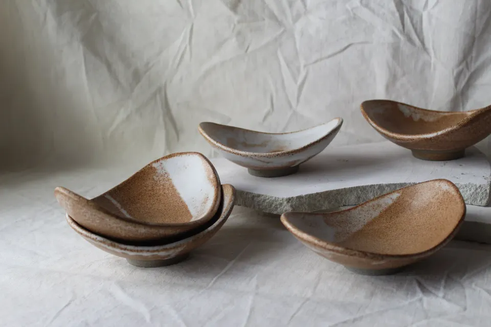 Studio Delta Pottery Peanuts ciotola gres antracite 15 cm