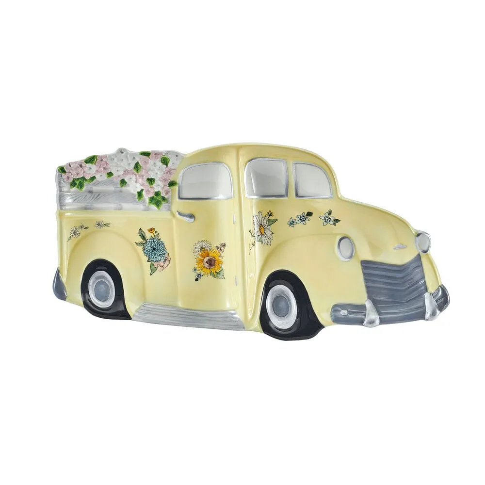 Fitz and Floyd Emi's Garden vassoio scomparti camioncino