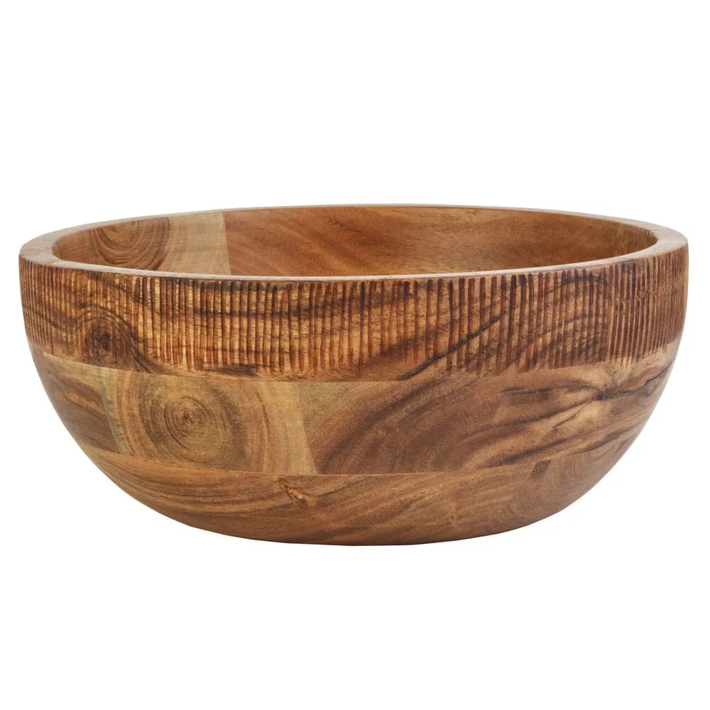 Fitz and Floyd Caleb ciotola portata legno acacia 11 IN