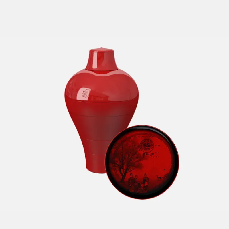 Ibride Ming servizio piatti China Red