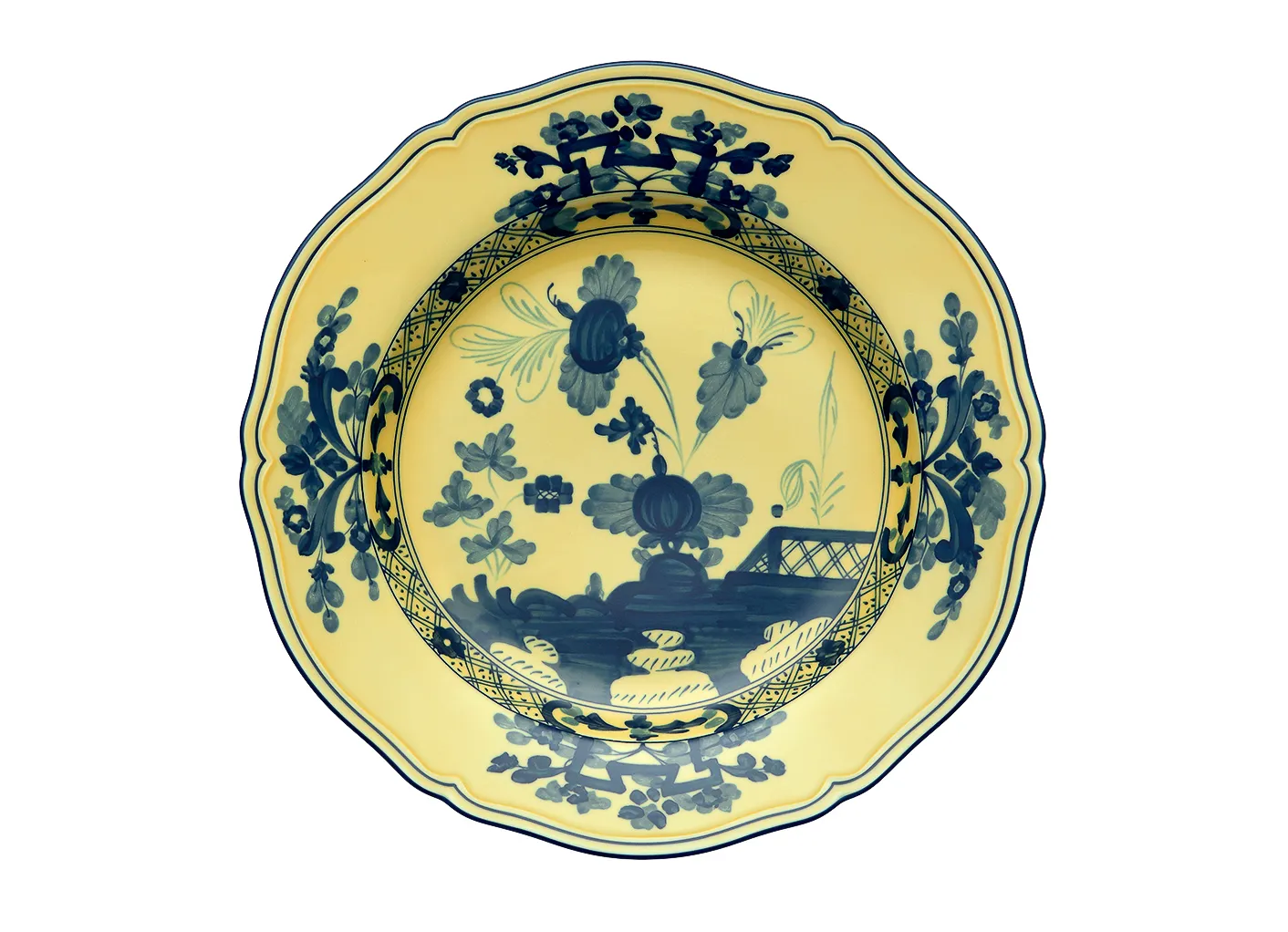 Ginori Oriente Italiano vassoio rotondo porcellana