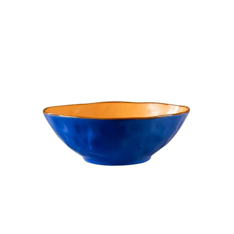 Novità Home Mediterraneo insalatiera media gres colorata