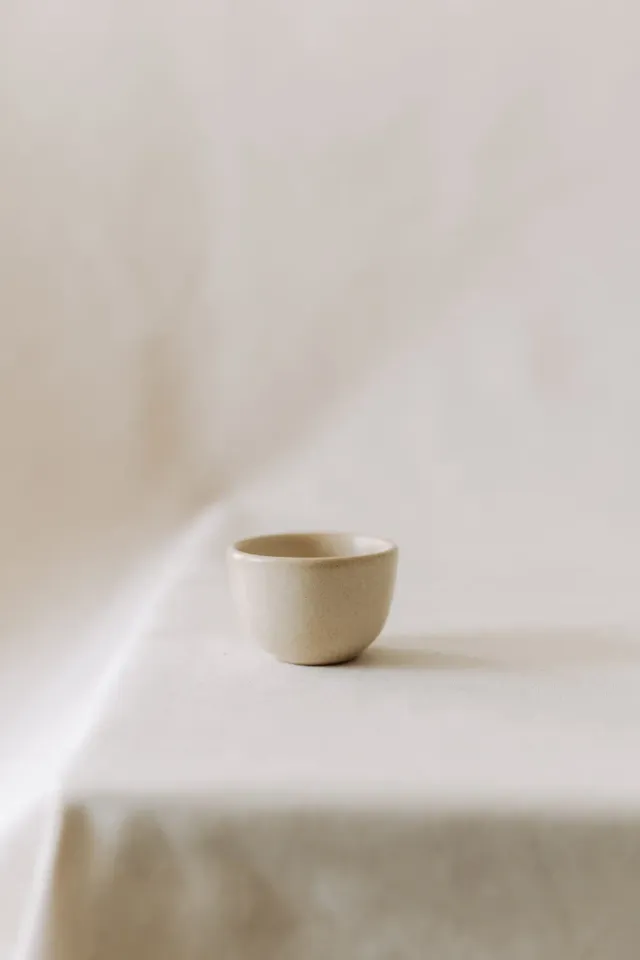 Poemi Mei tazzina 120 ml in gres beige semi-mat