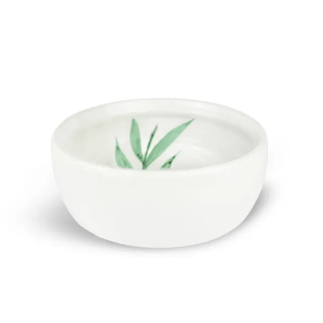 400 Gon Foglia 01 piatto ceramica decoro foglia artigianale