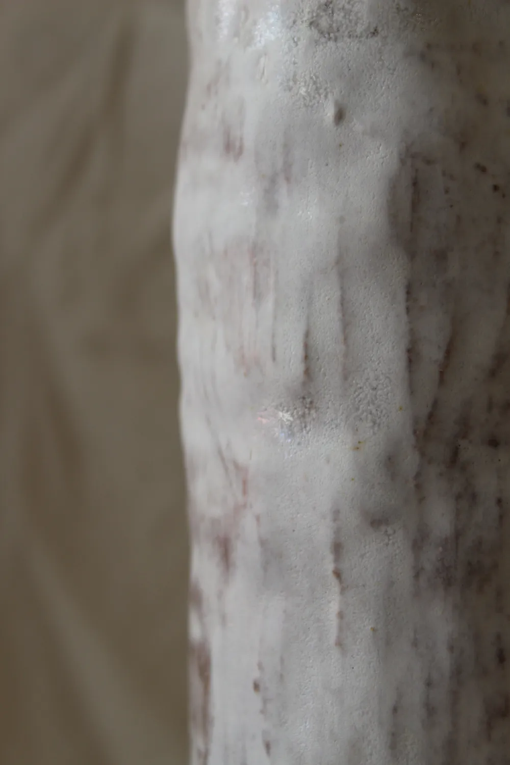 Studio Delta Pottery Guardiano vaso bottiglia grès rosso 37 cm