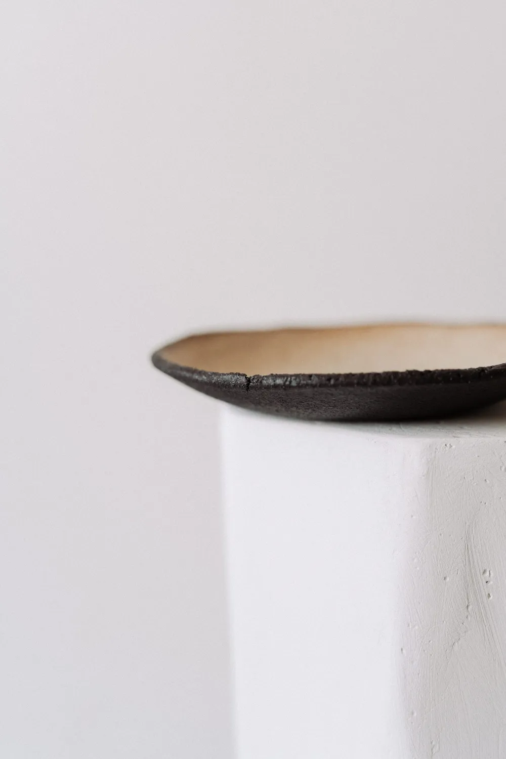 Poemi ROU/A ciotola bassa 21 cm beige in gres