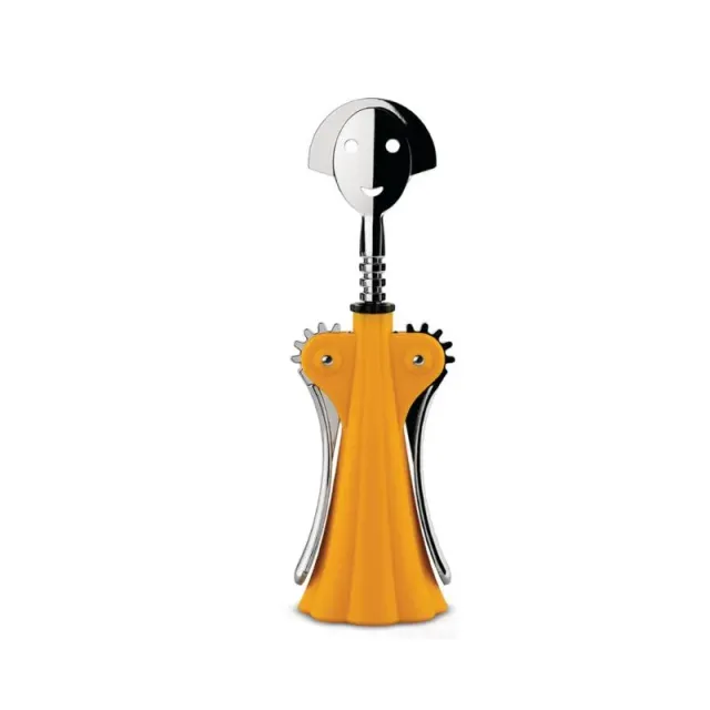 Alessi Anna G. cavatappi giallo design