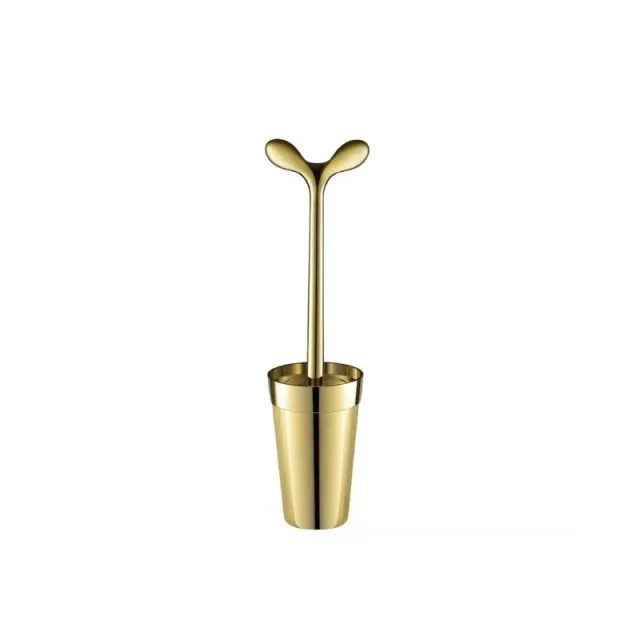 Alessi Merdolino scopino bagno oro