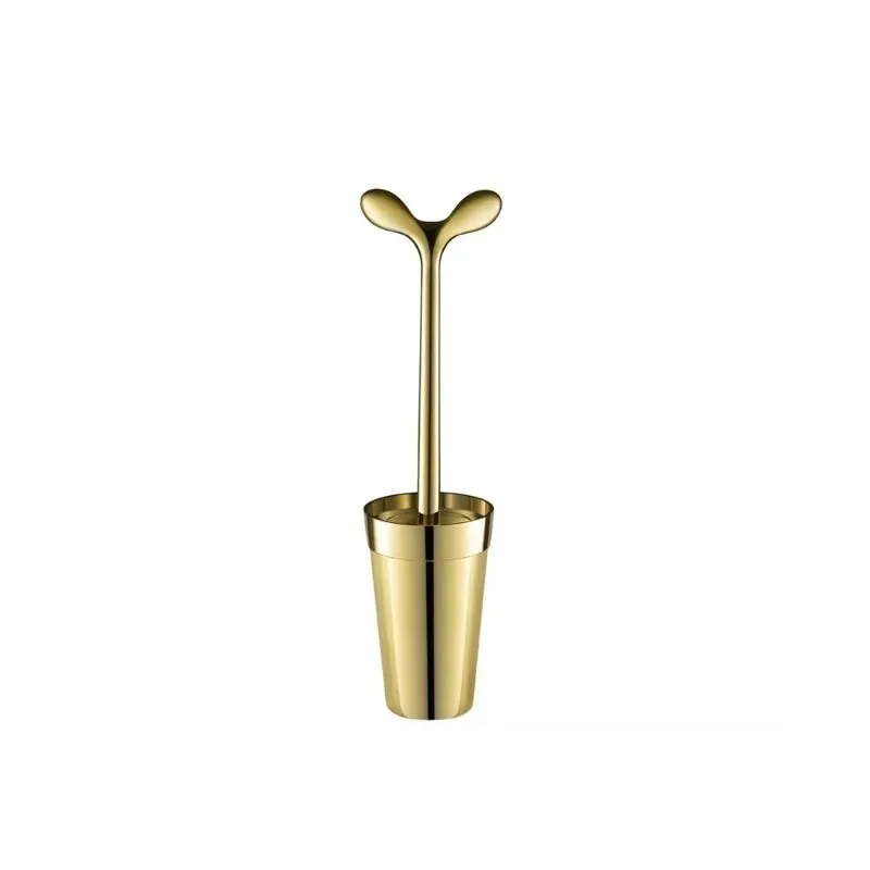 Alessi Merdolino scopino bagno oro