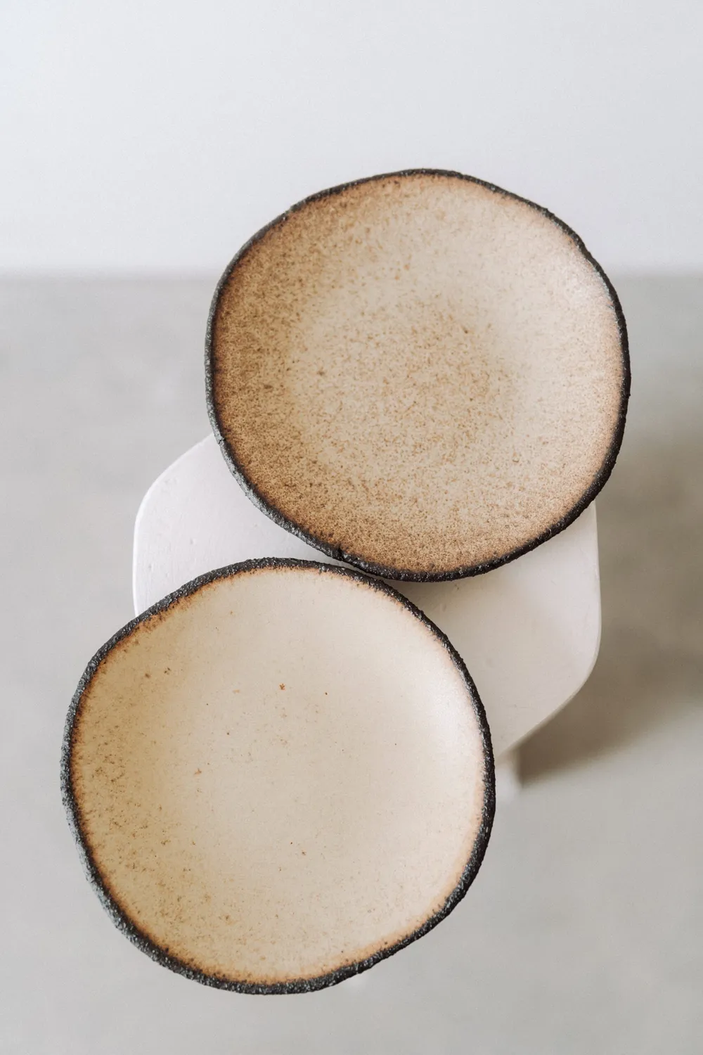 Poemi ROU/A ciotola bassa 21 cm beige in gres