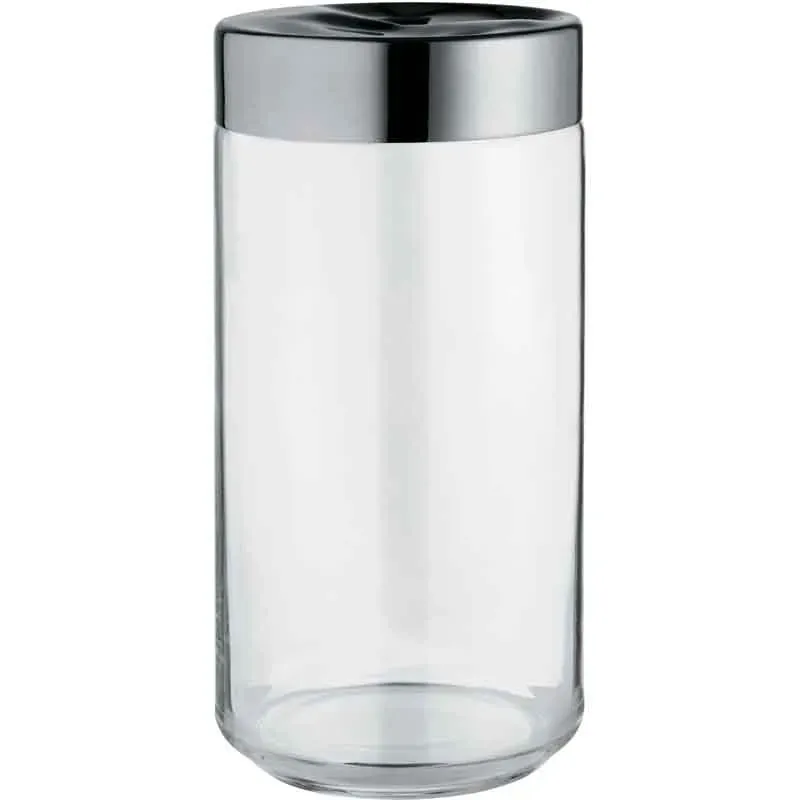 Alessi Julieta XL barattolo vetro coperchio acciaio