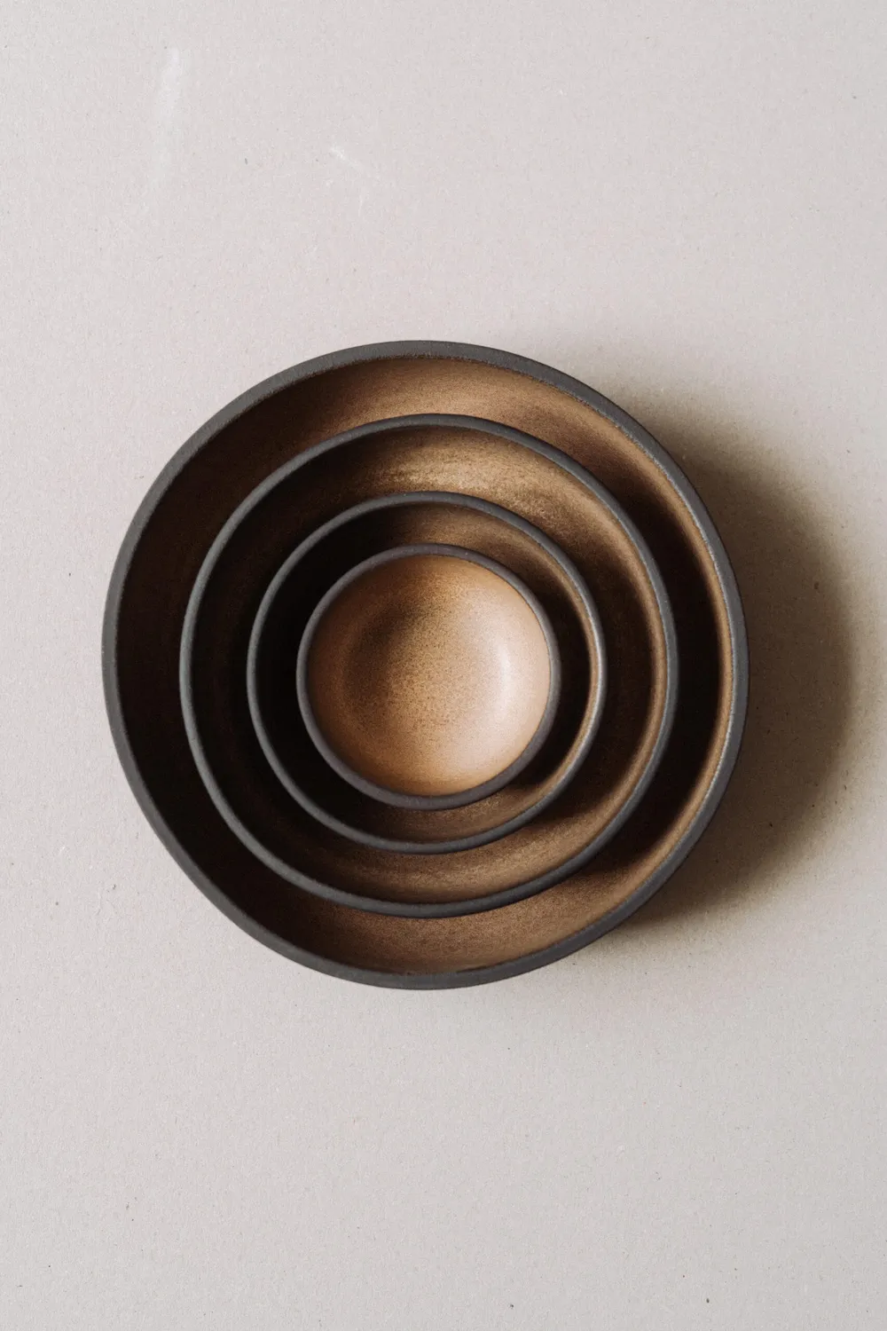 Poemi Fika ciotola 14 cm crema marrone