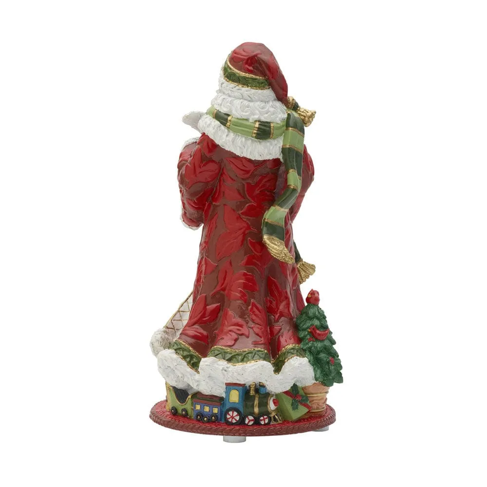 Fitz and Floyd Holiday Home Jolly Ole Saint Nicholas carillon 27 cm