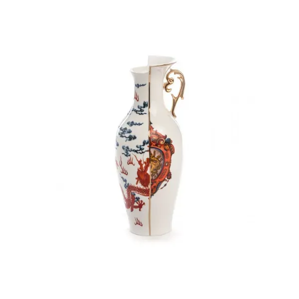 Seletti Hybrid Adelma vaso porcellana bone china