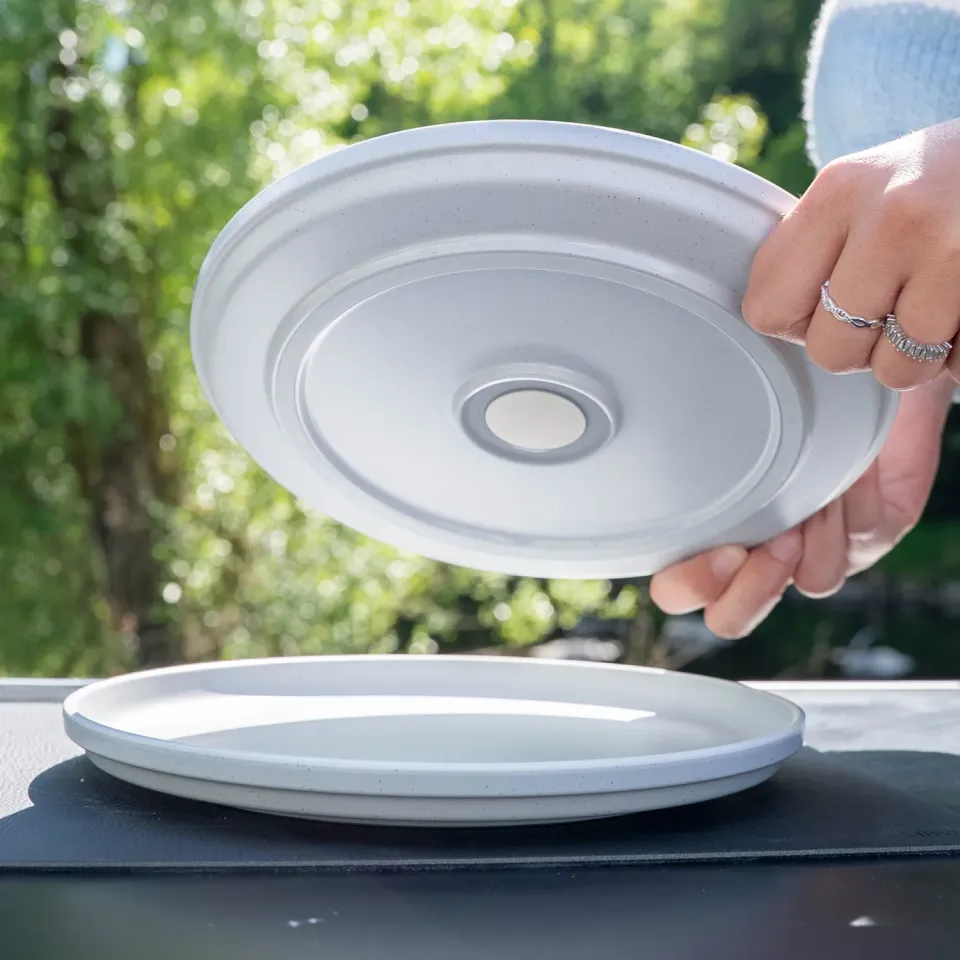 Silwy Dolomit White piatto magnetico plastica 25 cm
