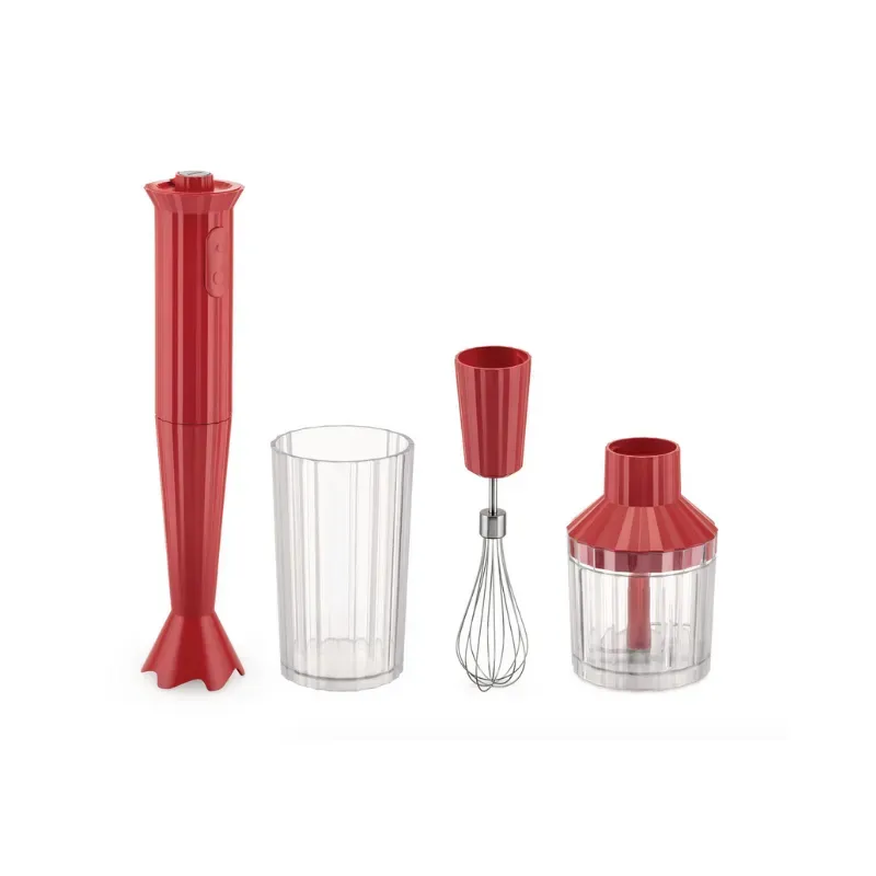 Alessi Plissé set frullatore immersione pieghettato
