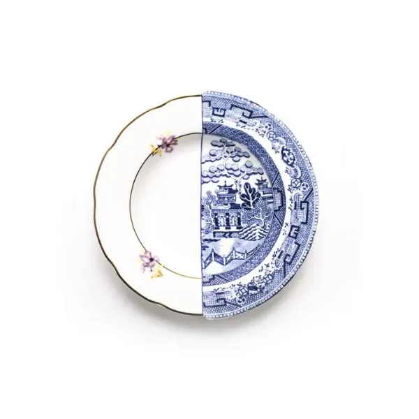 Seletti Hybrid Fillide piatto fondo porcellana bone china