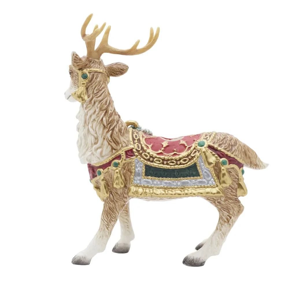 Fitz and Floyd Noel Holiday portacandele cervo terracotta