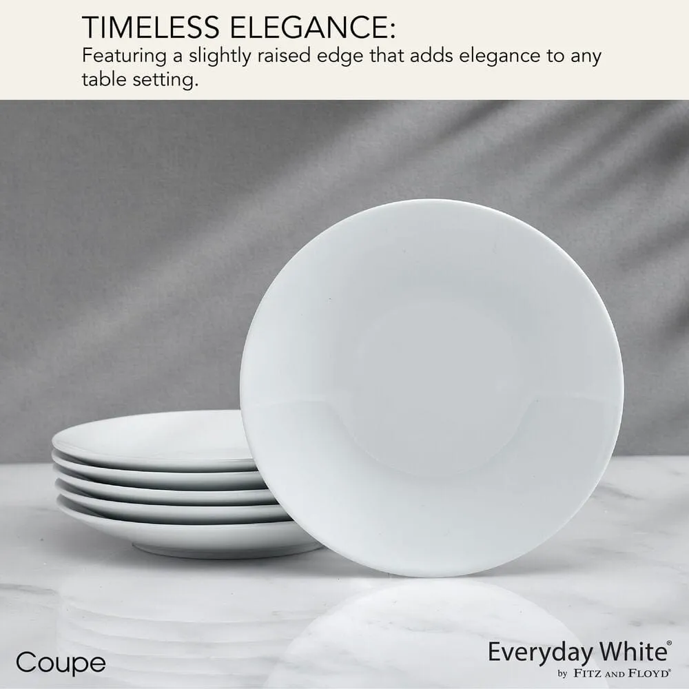 Fitz and Floyd Everyday White piattini antipasto 6 pezzi