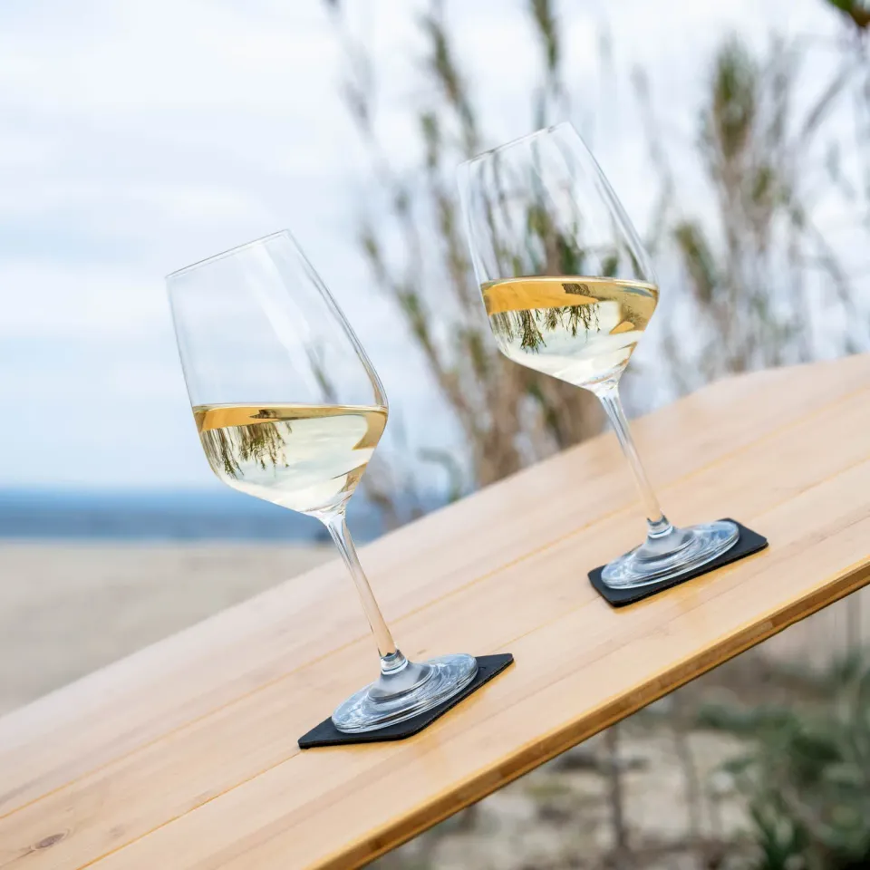 Silwy Bicchieri Vino Magnetici 2 Pezzi con Pad Tritan