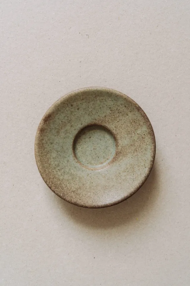 Poemi M'amuse piatto con piede 13 cm salvia