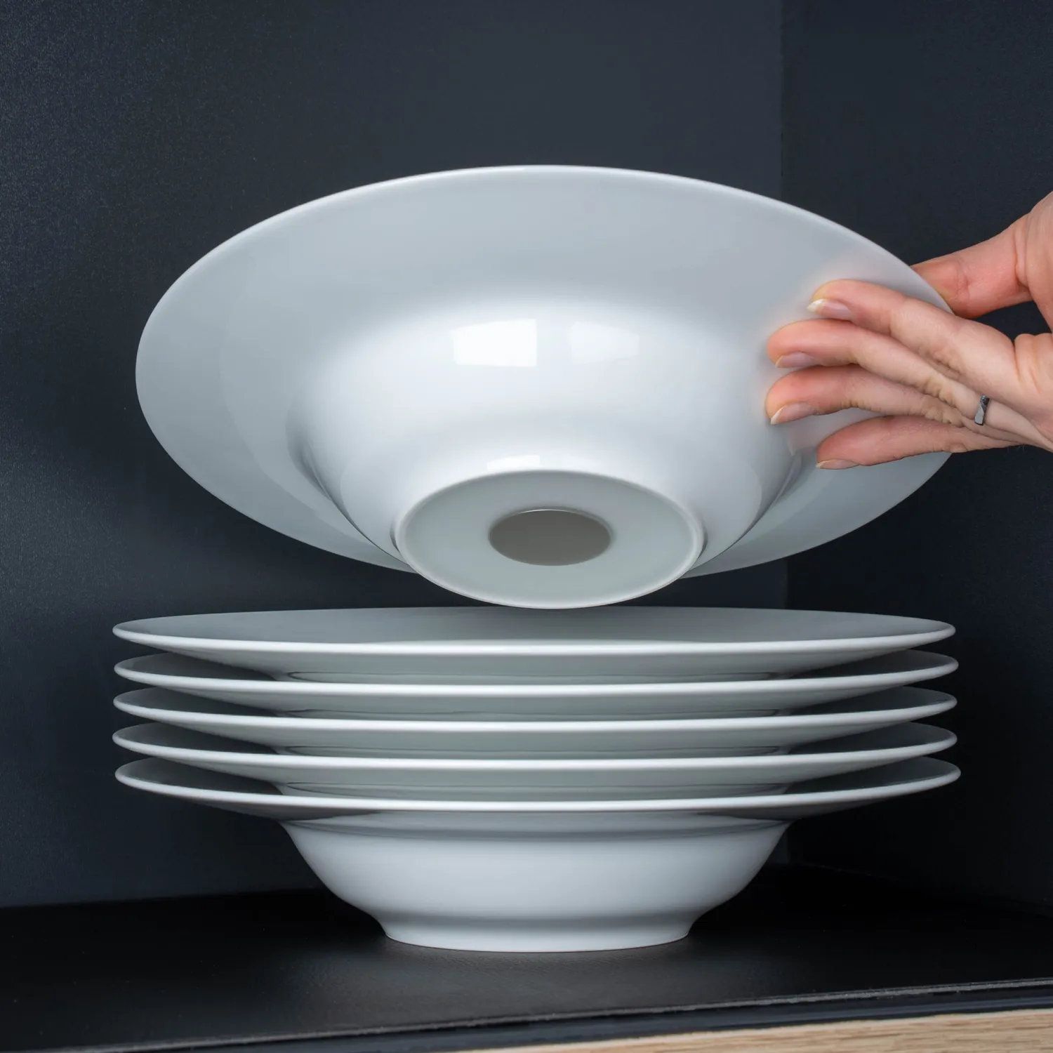 Silwy piatto gourmet porcellana magnetico 23,5 cm