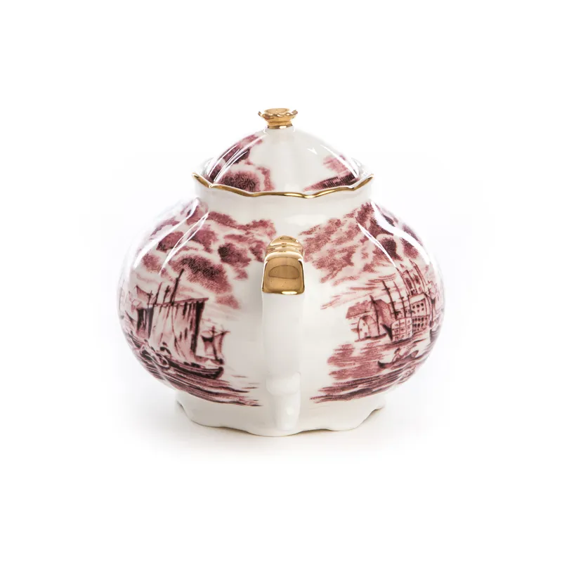 Seletti Hybrid Smeraldina teiera in bone china