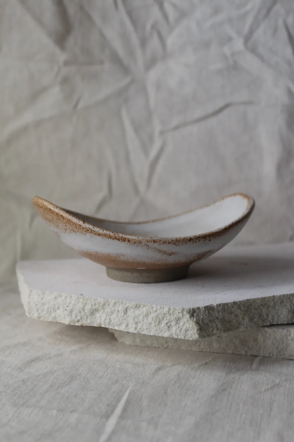 Studio Delta Pottery Peanuts ciotola gres antracite 15 cm